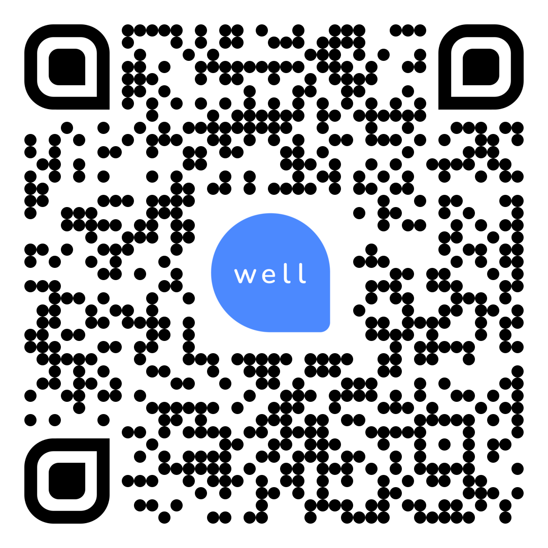 Scan to download WellSaid on iPhone