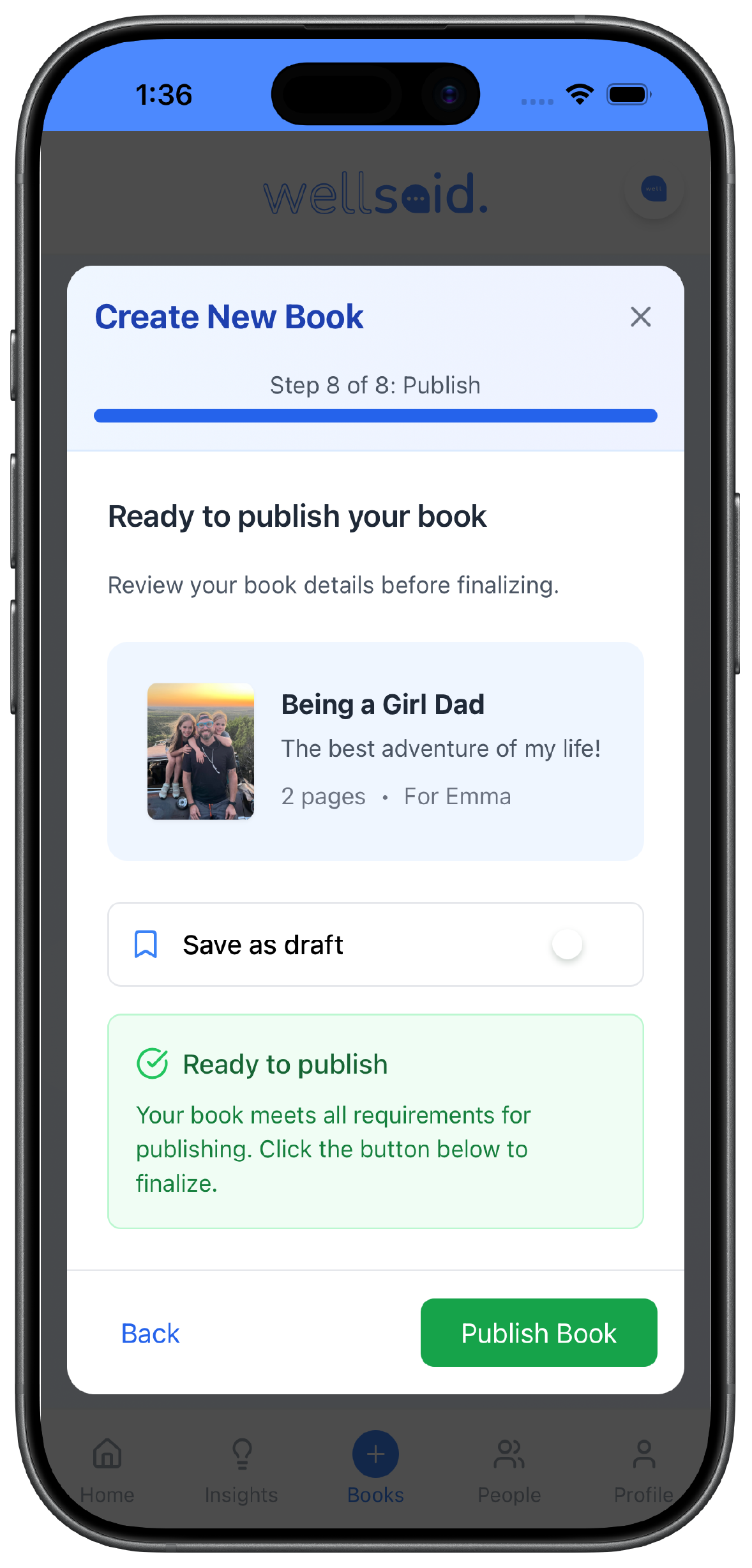 WellSaid app preview
